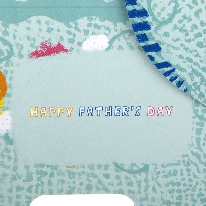 Carte 3D - HALLMARK - Triceratops - Fête des Pères - Pop-up - Multicolore