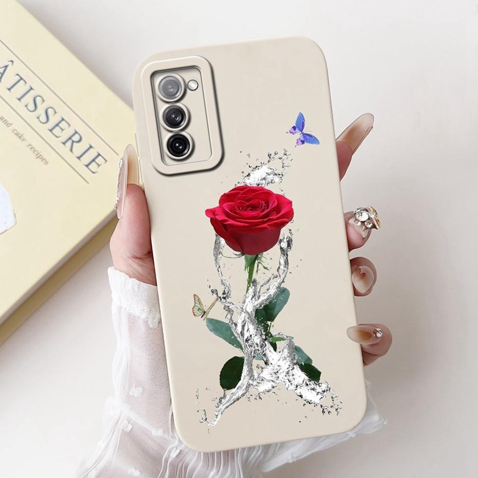 Beautiful Floral Phone Case For Samsung Galaxy S20 FE S20+ Soft Silicone Shockproof Cover For Samsung S20 Plus S20FE 5G Bumpers
