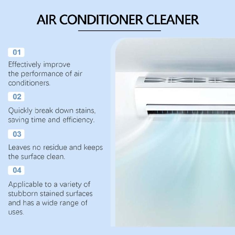 120ml Air Conditioner Cleaner Household Multipurpose Cleaning Spray Supply for Bedroom Dormitory Bathroom Cleaning Tool