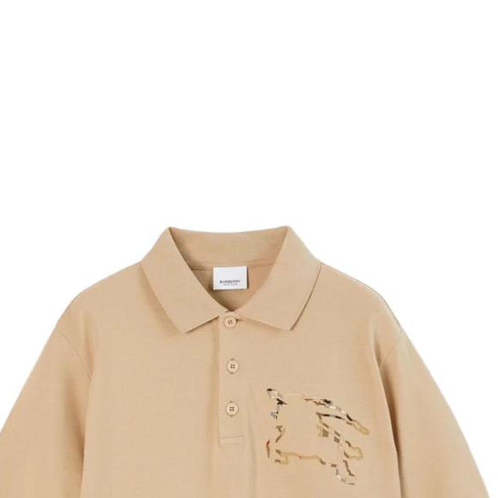 Burberry Equestrian Knight-motif cotton polo shirt 80727041