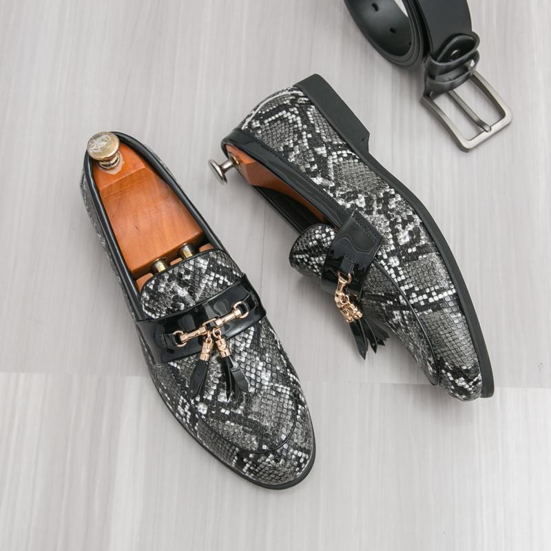 Fashion New Designer Leather Loafers for Men Fashion Casual  Shoes Street Style Male Driving Shoes Stylish Trend Slip on Flats Moccasins