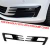 Front Bumper Lip Spoiler Car Bumper Fog Lamp Grille Cover Trim Body Kit Tuning for Volkswagen VW Golf 7 MK7 Golf7 2013-2016