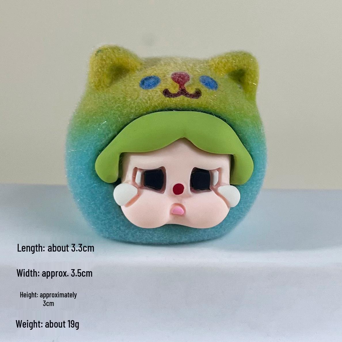 Cute Crying Cat Doll Ornament - Popular Desktop Decoration