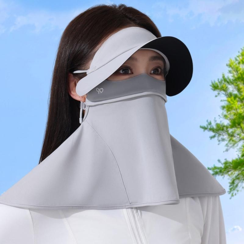Unisex Mask Sun Protection Face Scarf For Women Ideal For Summer Outdoor Activities Neck Coverage