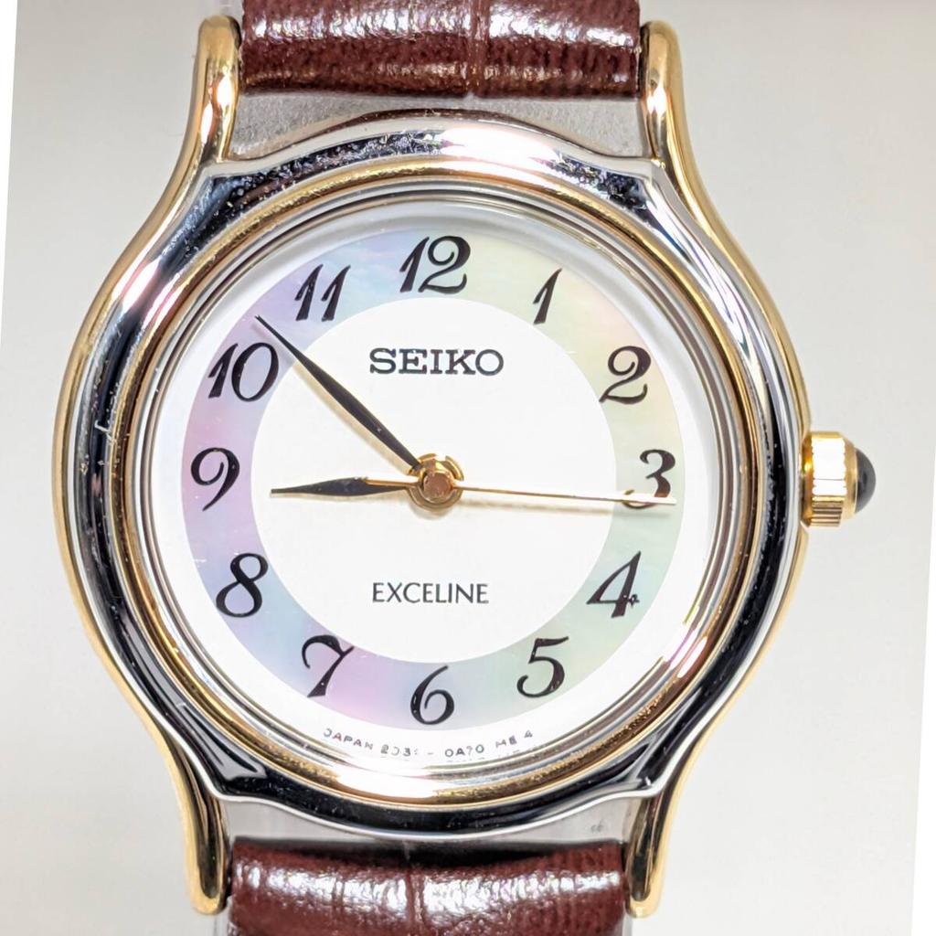 SEIKO Excelline Battery and Strap Working Ladies' Watch, Replaced, Condition, V-26