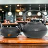 1.5L CAST IRON KETTLE 4x CUPS WARMER + TEA INFuser