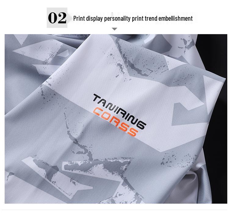 Men's 2025 Ice Silk Sun Protection Camouflage Fishing Jacket - Lightweight, UV Resistant for Summer Outdoor Wear