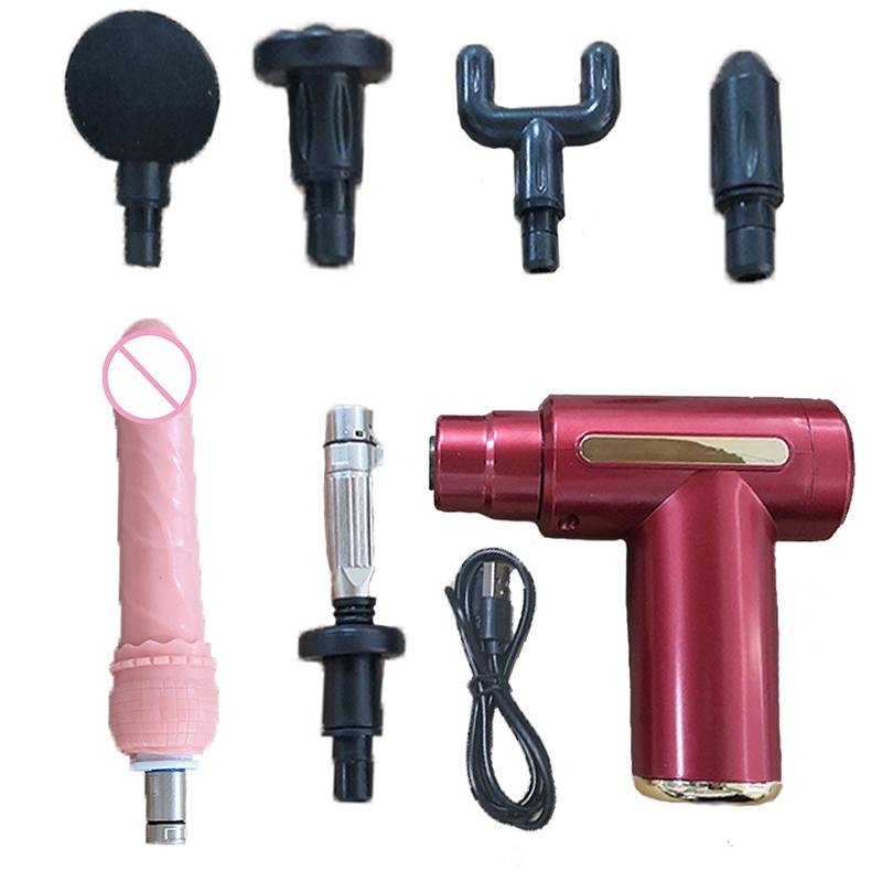 2in1 Penis Dildos Vibrators Gun Fascial Massager Adult Sexy Toysfor Woman G Spot Anal Clit Stimulator Sexy Accessories Sex Shop