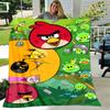 1pc Blanket angry Birds Print Design, Lightweight Blanket for Sofa, Bed- Soft &Warm, Gift for All Seasons like Christmas, Halloween