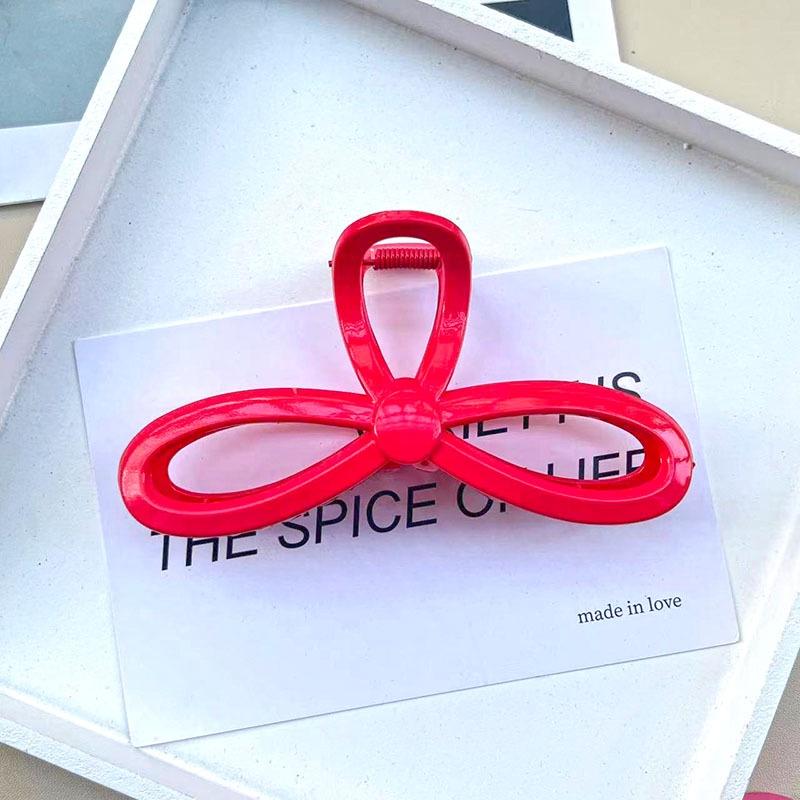 Barrette à cheveux style ins avec grande capacité et design élégant en forme de nœud