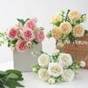1Pc Artificial Roses Flowers Peony Festival Valentine's Day Home Room Decorations Vase Wedding Arch Outdoor Garden Yard Diy Gift