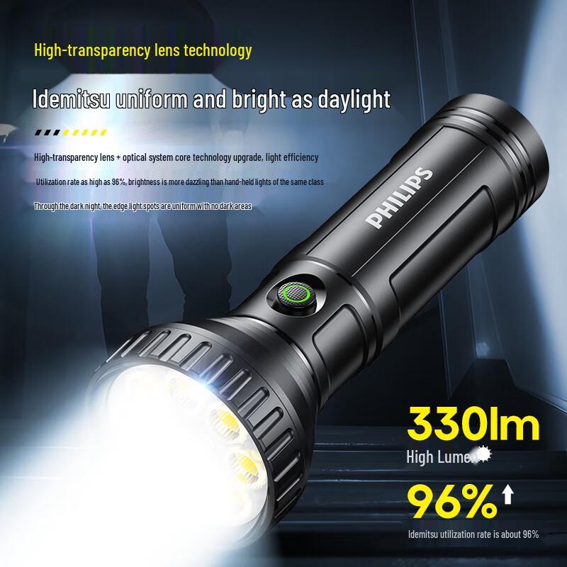Philips SFL1252/93 Rechargeable Outdoor LED Flashlight