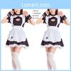 Délicieux Costume pour Femme Cosplay Lolita Robe de Servante Chat aux Couleurs Vives Pour des Occasions Ludiques