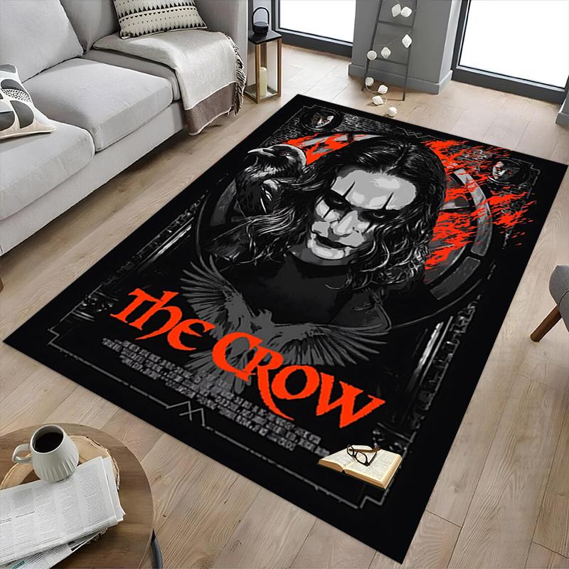 1pc The Crow Carpet, Office Rug Outdoor Mat Home Decor Area Carpet Festival