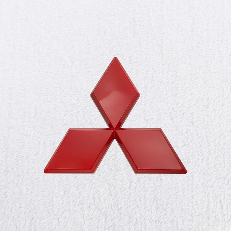 ABS Car Front Rear Badge Grille Emblem for Mitsubishi Outlander Ralliart Lancer ASX Pajero Eclipse Delica EVO Grandis Colt
