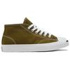 Converse Jack Purcell Round Toe Lace-Up Mid-Top Canvas Shoes Unisex Sneakers Green 168521C