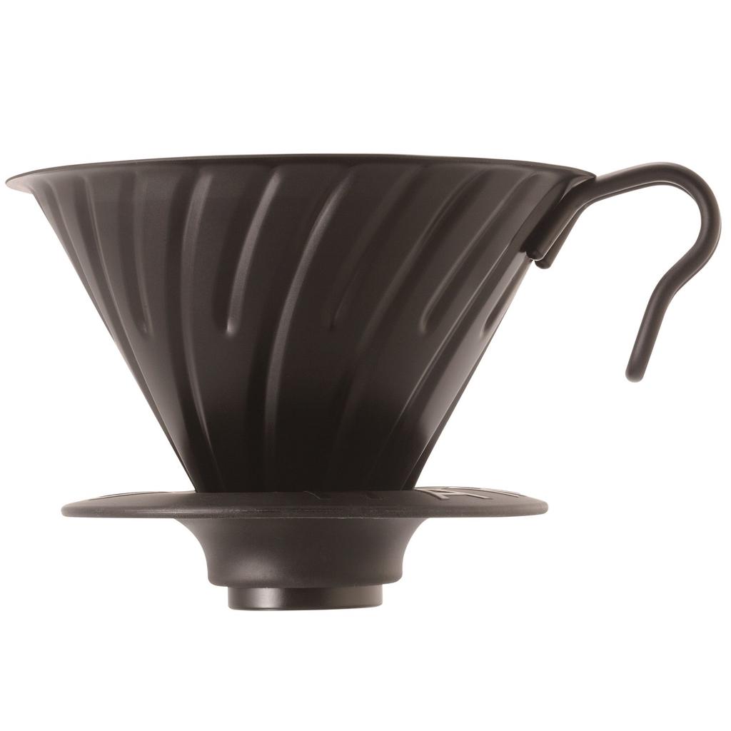 HARIO V60 Metal Coffee Dripper, 1-4 Cups, Matte Black, VDM-02-MB