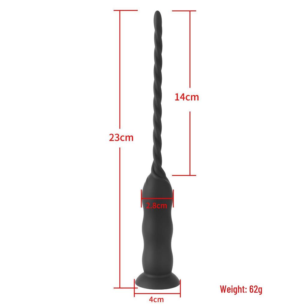 Magnetic Spiral Urethral Dilator & Vibrator for Adults