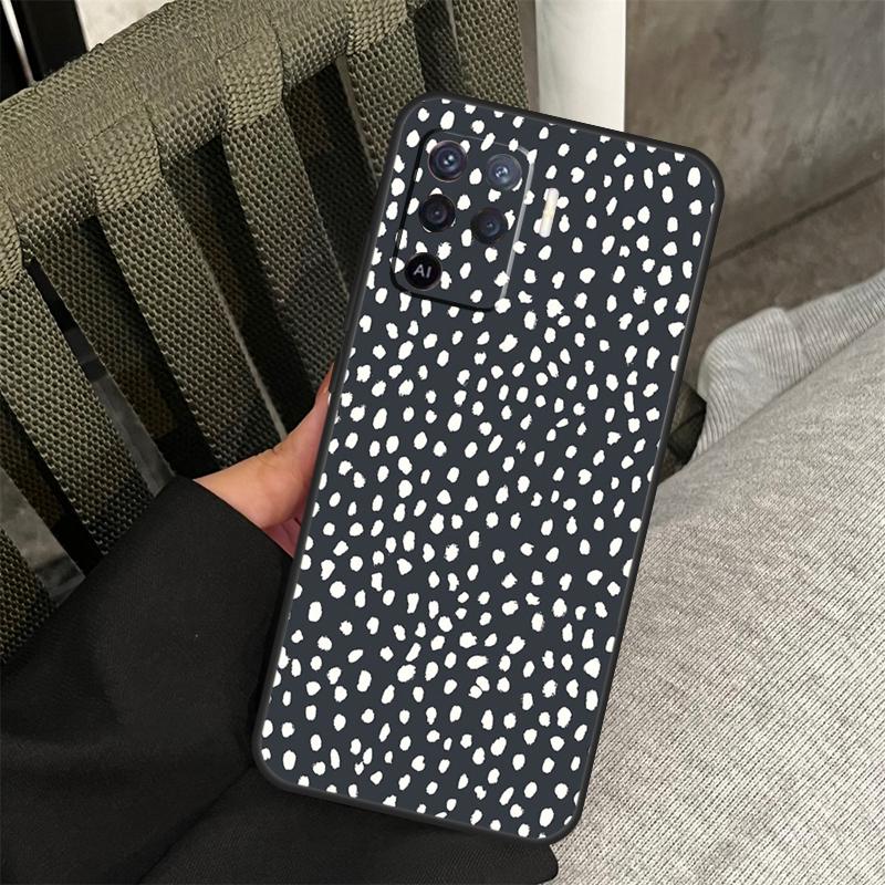 Polka Dot Case For Oppo A80 A60 A40 A94 A54 A98 A78 A18 A38 A58 A16 A76 A96 A17 A77 A74 A57S A15 Cover