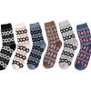 3 Pairs of Socks: Women's Mid-calf Socks with Thickened Faux Mink Wool and Warm Women's Rabbit Wool Socks
