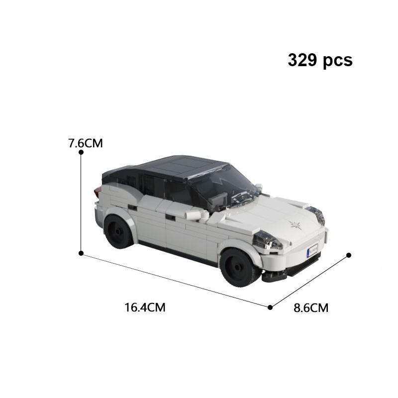 Bloques de Construcción de Coche de Ciudad de Velocidad de Carreras de Coches de Viaje Remolque Coche Deportivo Garaje MOC Vehículo Creativo Juguetes