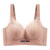 "Lace Breathable Adjustable Push-Up Bra - Anti-Sag, Wire-Free for All Bust Sizes"