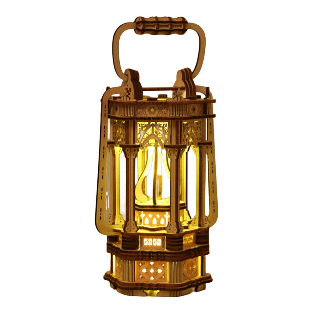 Tang Lantern 3D Car Wooden Puzzle Scale Model,DIY Model Kit, Handcraft Gift,Home Decoration,Mechanical Model Kit, Building Toy