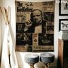 Godfather Movie Poster Tapestry Background Cloth Fashion Print Soft Background Wall Hanging Cloth Homestay Soft Decoration Tapestry