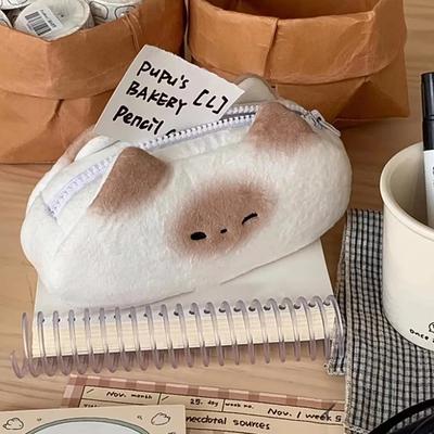 Aranyos Capybara plüss tolltartó kozmetikai táska tengerimalac tolltartó nagy kapacitású ceruzatáska iskolai kellékekhez, írószer doboz