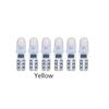 12V DC T5 Auto Car Dashboard Lights 2 3014 SMD Reading Instrument Panel Lamp No Polarity Led Bulb White Accessories