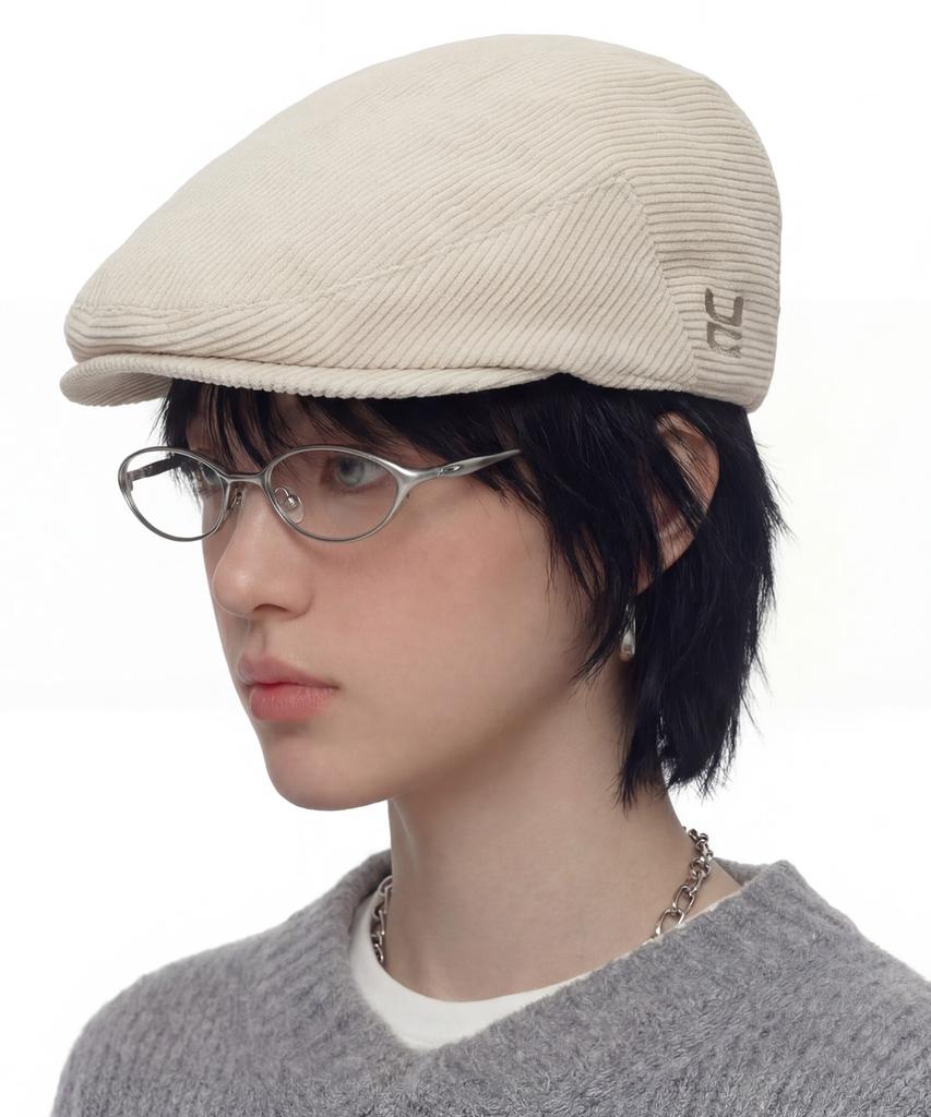 Eondeokeonteulol Autumn/Winter Corduroy Classic Hunting Cap Unisex Cap Uc / Hunting / Cd / Iv