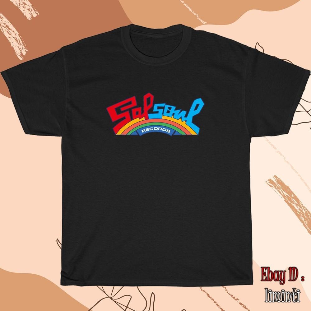 New Salsoul Records Logo Men s Black/Grey/Whi wbr/ te/Navy T-Shirt Shipped from USA Unisex T-Shirt XL