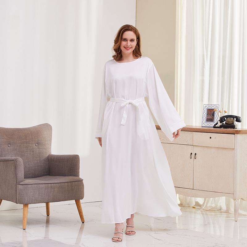 TikTok Casual Muslim Women's Robe Dress