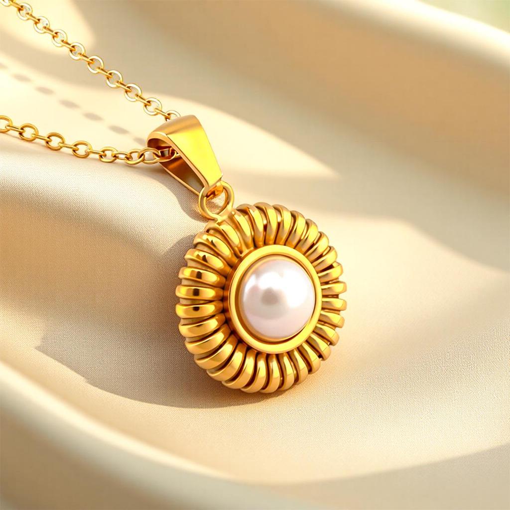 2026 Pearl Sun Zircon Clavicle Chain: Irresistibly Charming and Versatile Niche Design