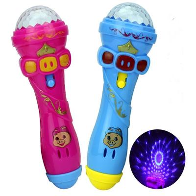 Children's Simulation Starlight Microphone Projection Toys Sky Star Luminous  Magic Wand Educational