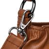 Borsa a Spalla Morbida in PU con Chiusura a Zip Frontale e Tracolla Regolabile Elegante Borsa Tote Quotidiana da Donna