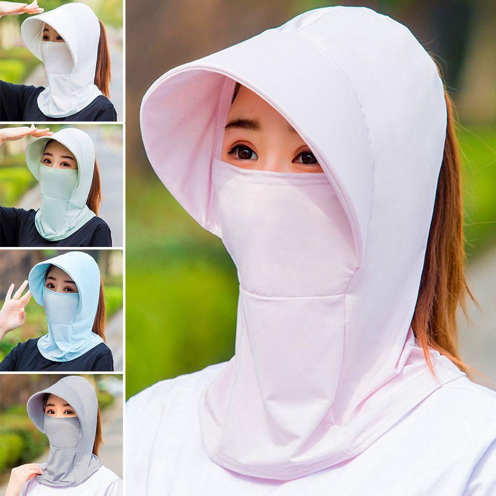 

Outdoor Wide Brim Foldable Neck Cover Cap Sun Hat Sun Protective Anti-UV Hat темно-розовый