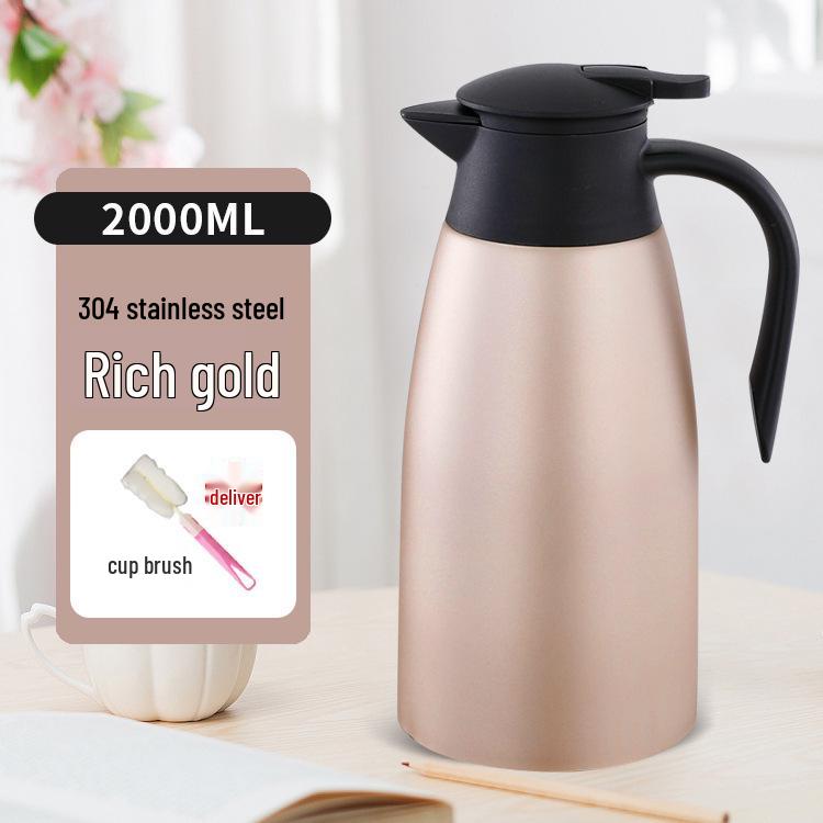 304 Stainless Steel Insulated Kettle for Commercial Use in Hotels, Restaurants, and Teahouses