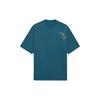 Li Ning Disney T Shirt Men's Dark Cyan Blue AHSS253-3