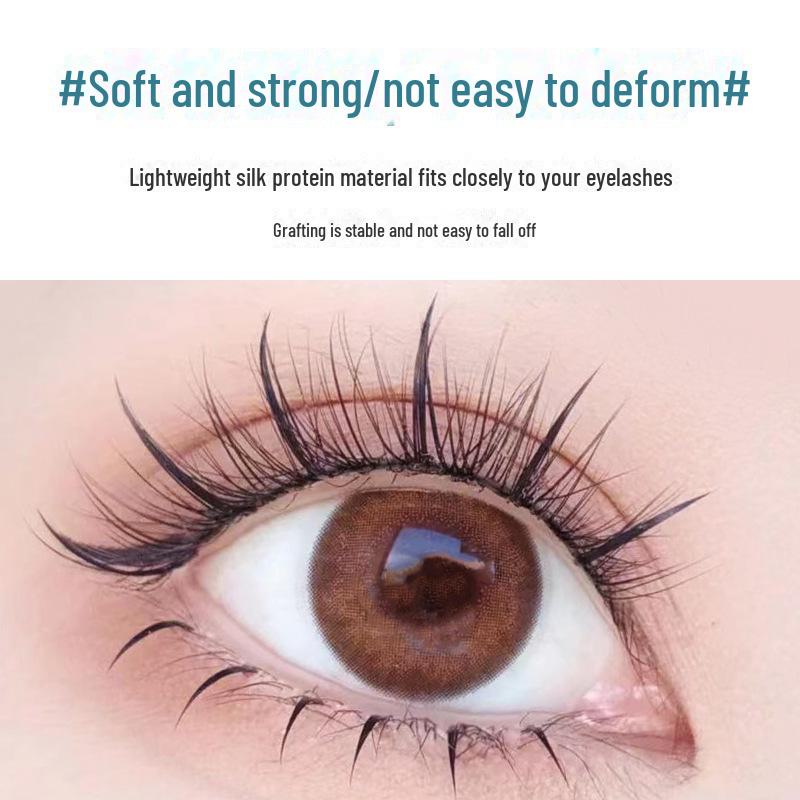 Feenhaar Natürlicher Stil Untere Wimpern-Büschel