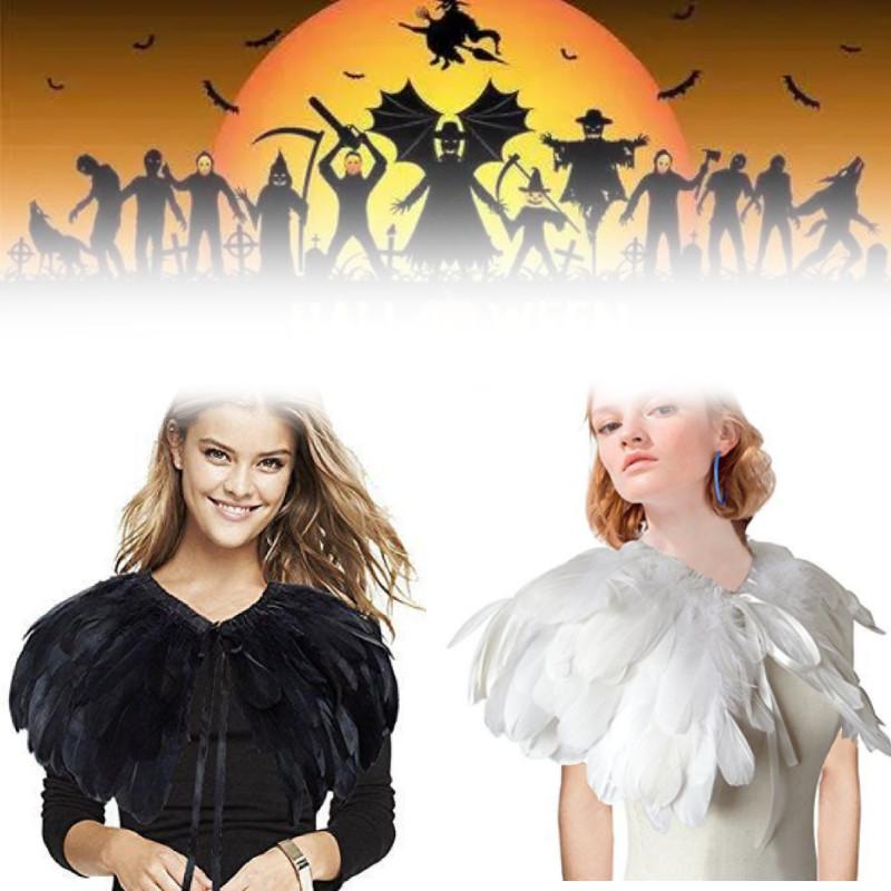 Shawl Feather Halloween Cosplay Costumes Parties Stage Performances Stylish Gift