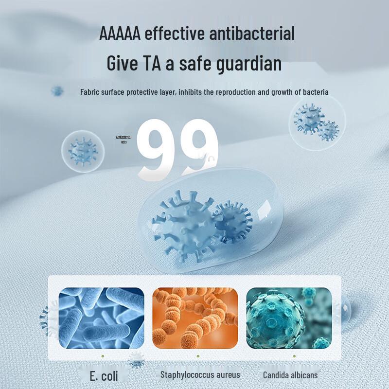 LANSWEAR Men's 5A Antibacterial Cotton Boxer Briefs 4-Pack