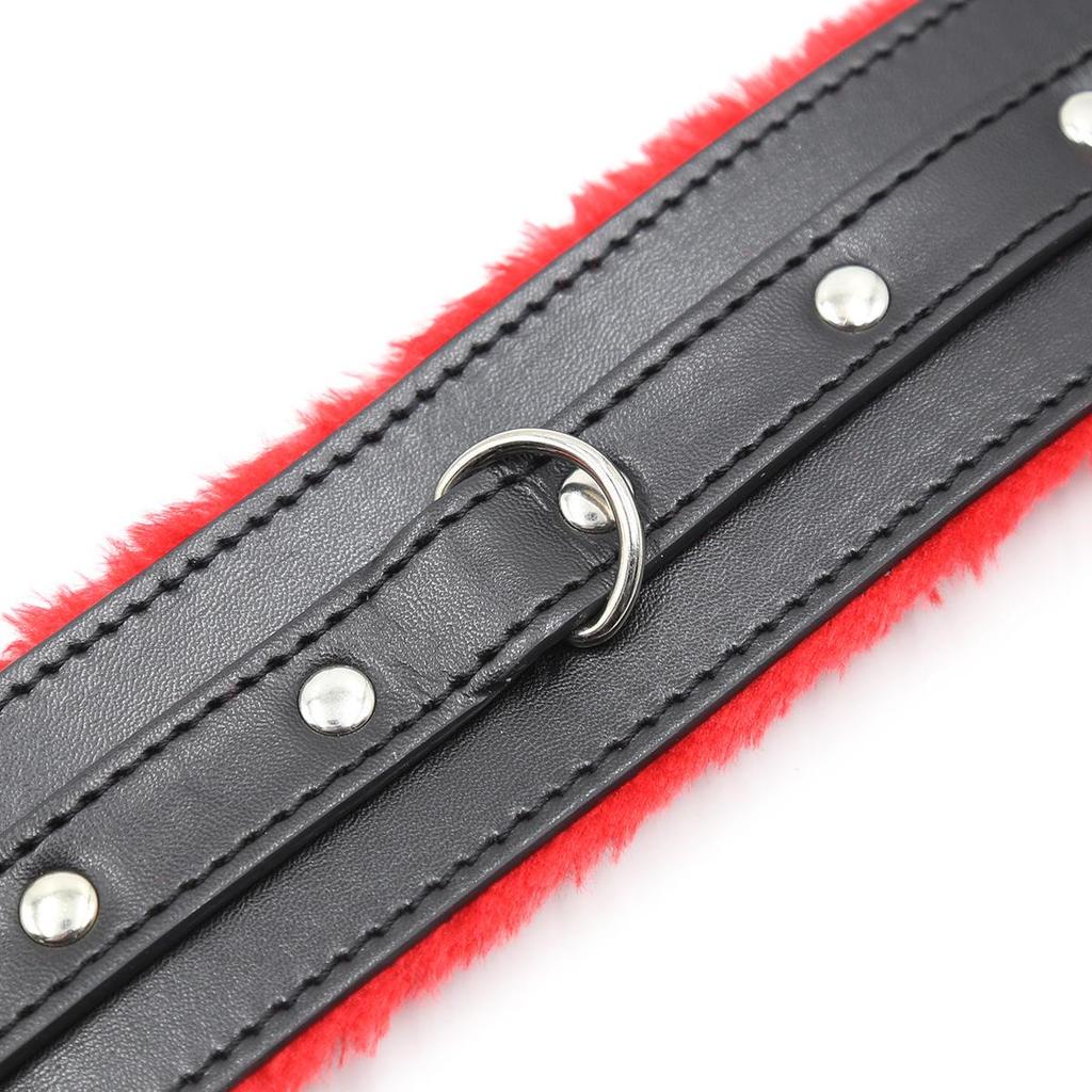 Plüsch-Handfesseln & Fußfesseln Set für Bondage & Bühnenauftritte