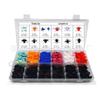 105PCS Electroplated Wheel Hub Screw Caps - Dustproof Decorative Tire Accessories