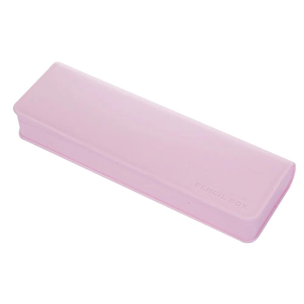 High Quality Plastic Pencil Case Portable Large Capacity Stationery Case Pen Box Elementary Students