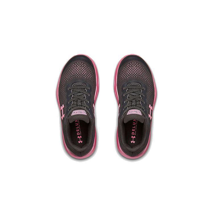 Under Armour Liquify Low Top Kids Running Shoes Kids Running Shoes Gray Pink 3022876-102