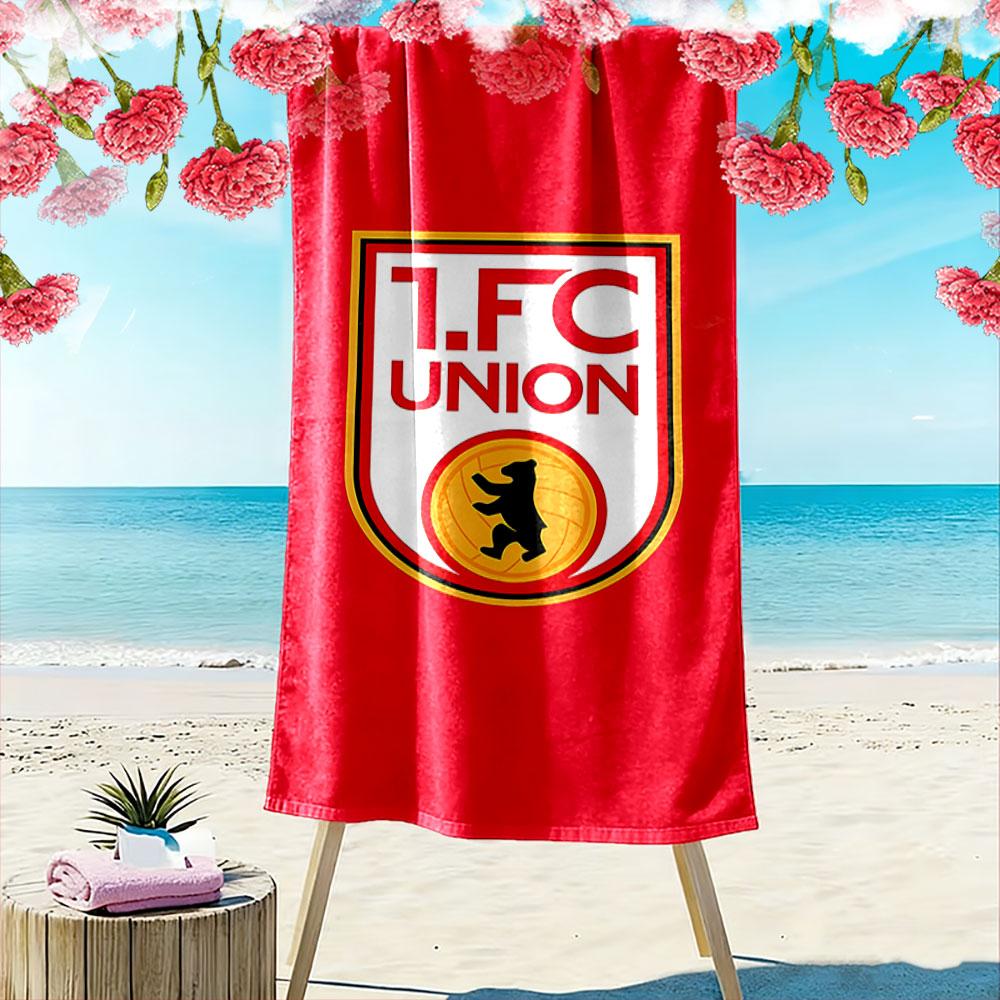 1. FC Union Logo Towel Design Beach Towel Quick-drying for Travel Outdoor Sports Jogging Beach and Swimming