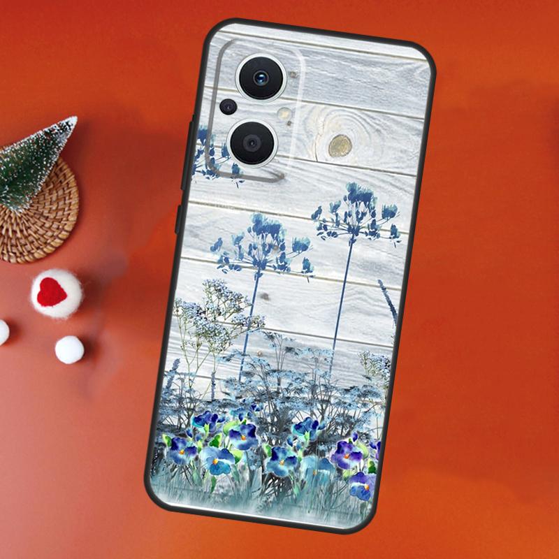 Western Rustic Barn Wood Lace Case For OPPO Find X9 X5 X6 X8 Pro OPPO Reno 14F 13F 12F 11F 10 12 13 14 Pro 7 8 Lite Cover