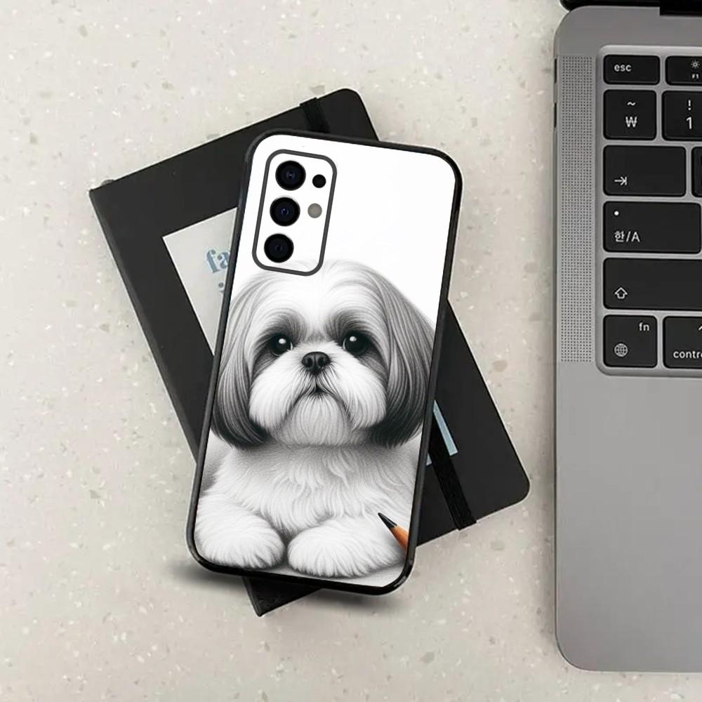 

Shih Tzu Painting Cute Animal Phone Case For Samsung S24,S21,S22,S23,S30,Ultra,S20,Plus,Fe,Lite,Note,10,9,5G Black Soft Cover Samsung S24