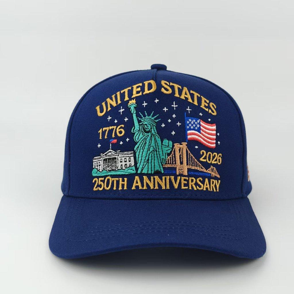 Independence Day Embroidered Baseball Cap With Sun Protection For Outdoor Activities
